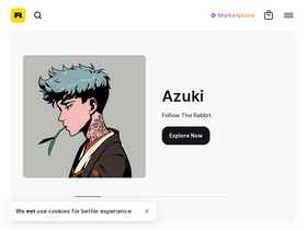 'rarible.com' screenshot