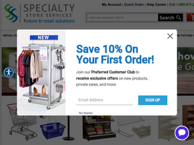 'specialtystoreservices.com' screenshot