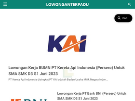 'lowonganterpadu.com' screenshot