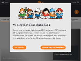 'heute.de' screenshot