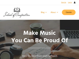'schoolofcomposition.com' screenshot