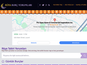 'ruyaburcyorumlari.com' screenshot