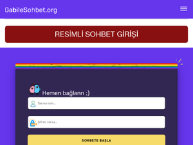 'gabilesohbet.org' screenshot