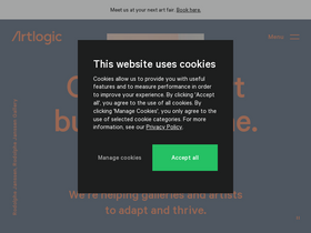 'artlogic.net' screenshot
