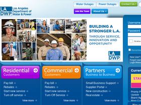 'ladwp.com' screenshot