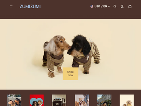 zumizumi.co homepage screenshot