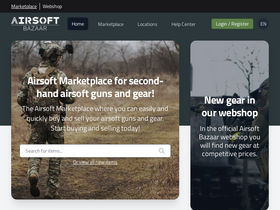 'airsoftbazaar.com' screenshot