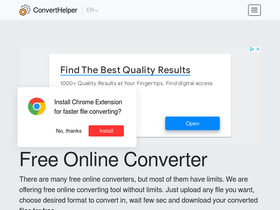 'converthelper.net' screenshot