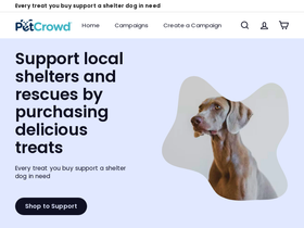 petcrowd.com homepage screenshot