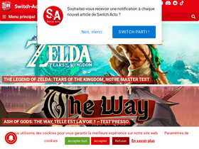 'switch-actu.fr' screenshot