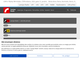 'latvijasradio.lv' screenshot
