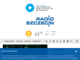 'radioszczecin.pl' screenshot