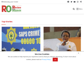'reviewonline.co.za' screenshot