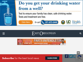 'eastoregonian.com' screenshot