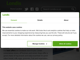 'londis.co.uk' screenshot