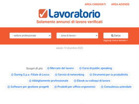 'lavoratorio.it' screenshot