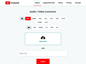 'ytube2dl.com' screenshot