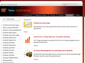 'tanie-ogrzewanie.pl' screenshot