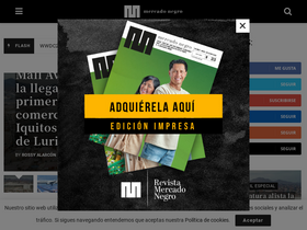 'mercadonegro.pe' screenshot