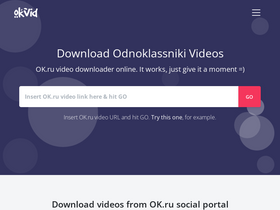 'okvid.download' screenshot