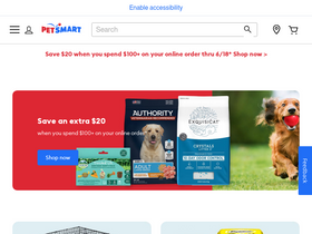 'petsmart.ca' screenshot