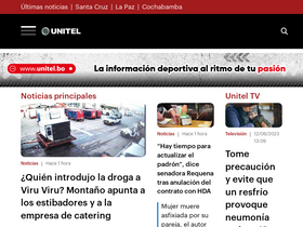 'unitel.bo' screenshot