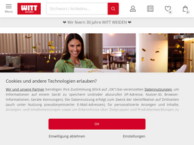 'witt-weiden.at' screenshot