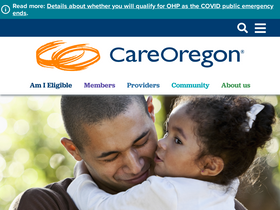 'careoregon.org' screenshot