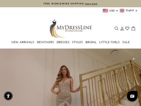 Mydressline by Iness Couture website screenshot