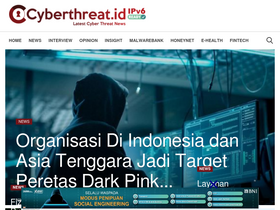 'cyberthreat.id' screenshot