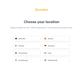 'quandoo.com' screenshot