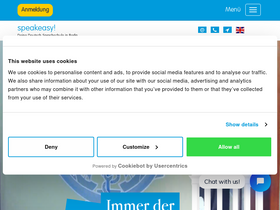 'speakeasysprachzeug.de' screenshot