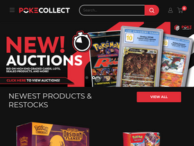 'poke-collect.com' screenshot