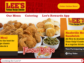 'leesfamousrecipe.com' screenshot
