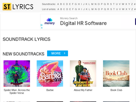'stlyrics.com' screenshot