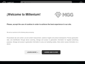 'millenium.gg' screenshot