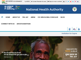 'nha.gov.in' screenshot