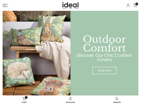 'idealtextiles.co.uk' screenshot