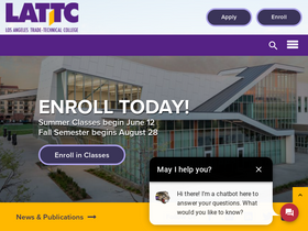 'lattc.edu' screenshot
