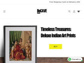 decaveindia.com homepage screenshot