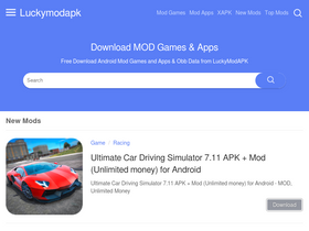 'luckymodapk.com' screenshot