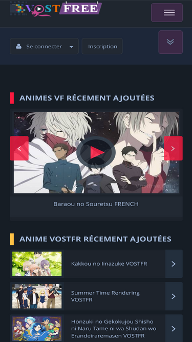 Mavanime  Univers Animes et Manga en Streaming VOSTFR et VF