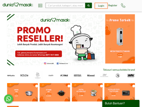 'duniamasak.com' screenshot