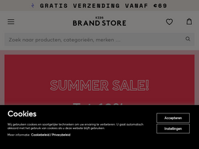 'kidsbrandstore.nl' screenshot