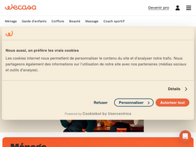 'wecasa.fr' screenshot