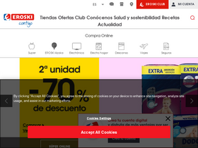 'eroski.es' screenshot