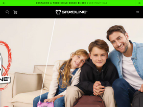 'saxoline.cl' screenshot
