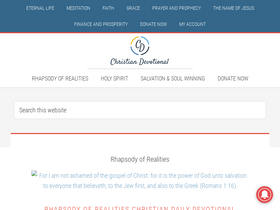 'christiandevotional.com.ng' screenshot
