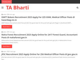 'tabharti.com' screenshot