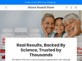 buyglucoguard.com homepage screenshot